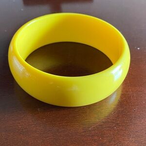 Vintage 1980’s Yellow Bangle Bracelet